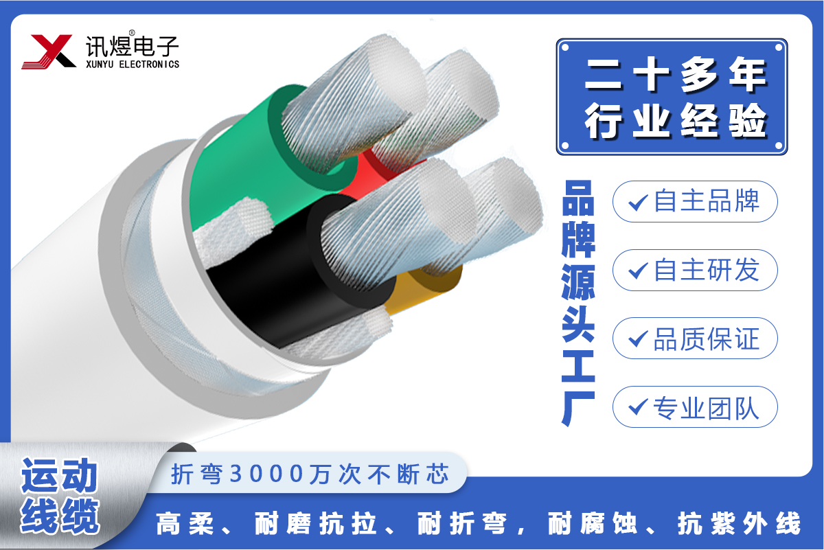 訊煜高柔運動線纜-動力線（3000萬次）